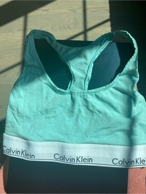 Calvin Klein Mint Green Racerback Bralette